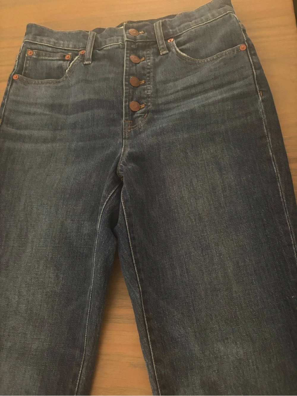 Madewell The Perfect Vintage Crop Jean Button-Fly Size 26